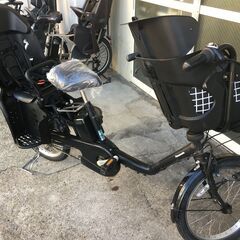 地域限定送料無料　パナソニック　ギュットミニ　KD　ラクイック　三人乗り　16AH　20インチ　黒　ビッケポーラー　神戸市　電動自転車