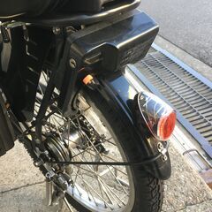 地域限定送料無料　パナソニック　ギュットミニ　KD　ラクイック　三人乗り　16AH　20インチ　黒　ビッケポーラー　神戸市　電動自転車