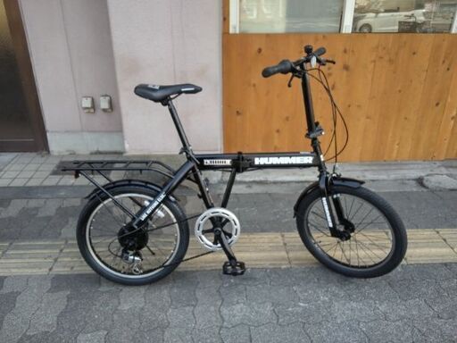 HUMMER[ハマー]20吋折り畳み自転車 外装6段/ブラック