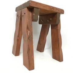 🔷🔶🔷UNY2/88 手作り 木製 カウンターチェア 腰掛 椅子...