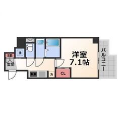 ✅家賃まで負担✅初期費用無料🎉姫島駅7分🎉築浅ペット可梅田近距離1Kの画像