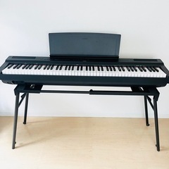 【ネット決済】ヤマハ　電子ピアノ　88鍵盤　スタンド、ヘッドホン...