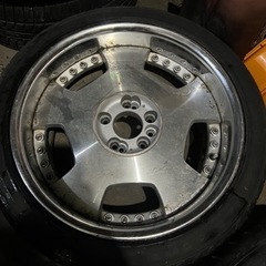 値下げ！４本セット！work ワーク18インチ　ユーロライン　タイヤ付き！