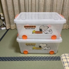 お値下げしました　SNOOPY収納ケース（2個セット）