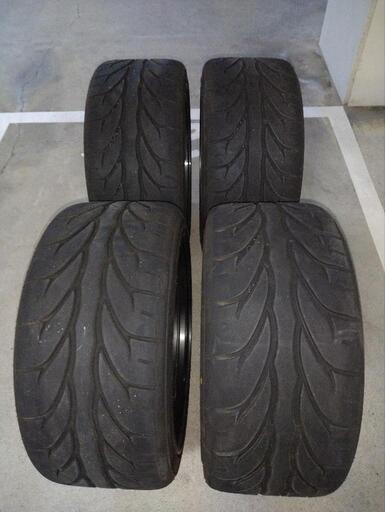 TE37SL １８インチ 9.5J ＋45 pcd100 5穴 4本 タイヤ付 BRZ ZN6 ZC6 ZD8 ZN8 86 GR86