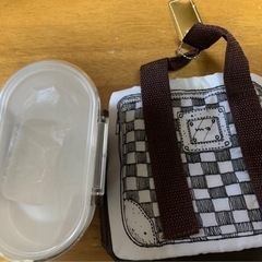 2段弁当　お弁当箱　お弁当袋もセット　新品　ランチボックス