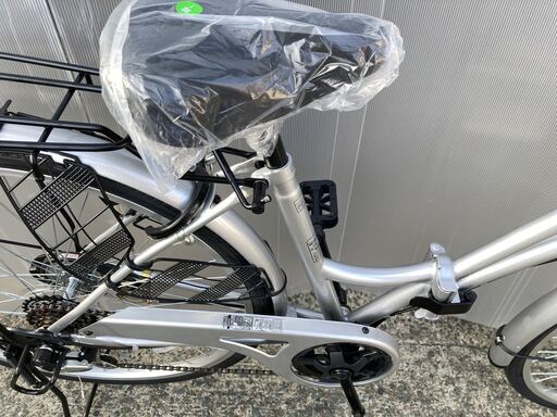 新品・未使用 ママチャリ オートライト 26インチ シマノ製6段変速