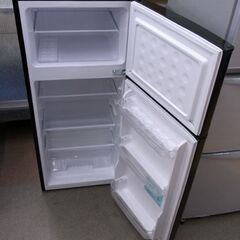 西岡店 ② 冷蔵庫 130L 2ドア 2019年製 ハイアール JR-N130A ブラック Haier 100Lクラス 単身・一人暮らし