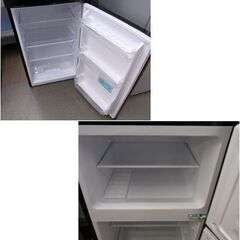 西岡店 ② 冷蔵庫 130L 2ドア 2019年製 ハイアール JR-N130A ブラック Haier 100Lクラス 単身・一人暮らし