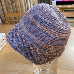 赤ちゃん用手編み帽子　