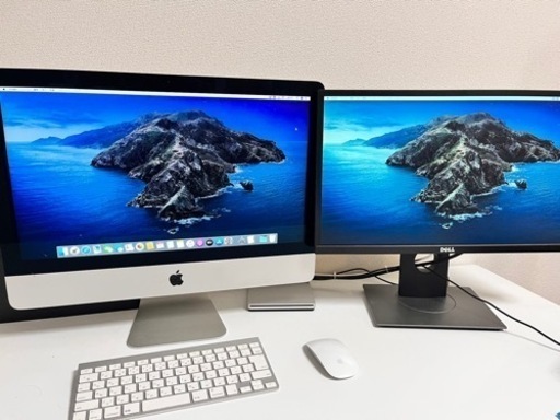 【5点セット値下げ】iMac21.5インチ、サイドモニター、キーボード、マウス、DVDプレイヤー