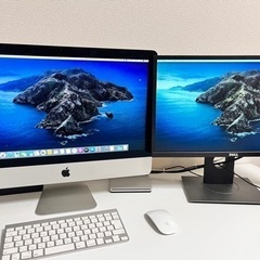 【5点セット値下げ】iMac21.5インチ、サイドモニター、キー...