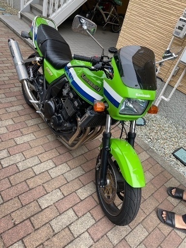 【売約済み】大幅値下げしました2000年式Kawasaki【ZRX400】ライムグリーン　走行21500km程 キャブレターO\\H済み！