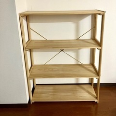 【無料】IKEA 木製 棚 シェルフ ラック