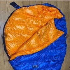 ナンガ製　寝袋Mサイズ（青とオレンジ）