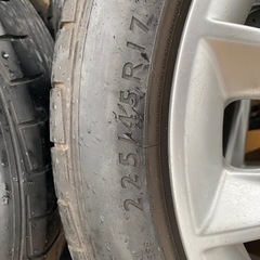 アウディ純正アルミホイールタイヤセット　A3 225/45/17