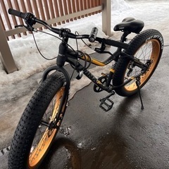 ファットバイク 26×4インチ 極太ブロックタイヤ Trinx