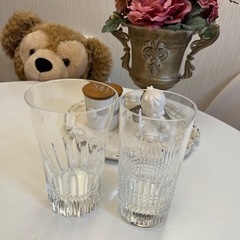BACCARAT バカラ NANCY ナンシー タンブラー 大きめグラス カット装飾 ＆ハイボール