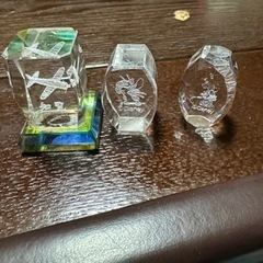 透明キューブ　３つで１００円
