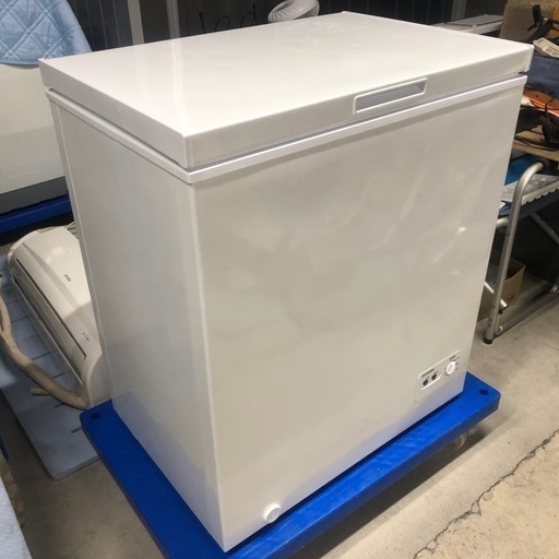 2019年製 アイリスオーヤマ 上開き式冷凍庫 冷凍ストッカー「ICSD-14A-W」142L