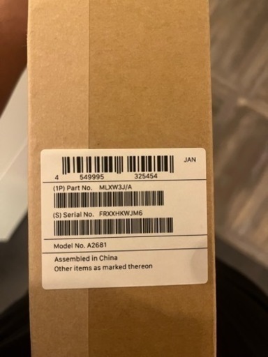 MacBook Air 2022 M2チップ