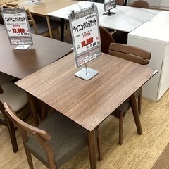 KC-22【新入荷　リサイクル品】ダイニング3点セット　ブラウン