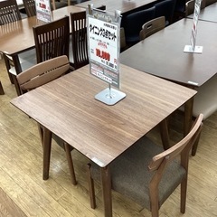 KC-22【新入荷　リサイクル品】ダイニング3点セット　ブラウン