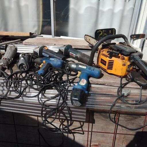 【電動工具10点セットジャンク扱いで♡】