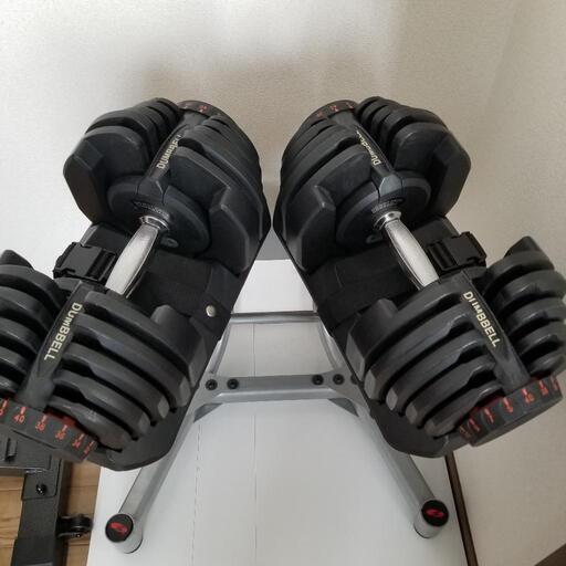 札幌市引取り限定】可変式ダンベル40kg、インクラインベンチ