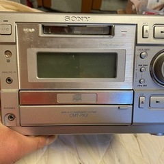 SONY　ソニー　CMT-PX3　CD/MDコンポ 　取扱説明書　リモコン付き