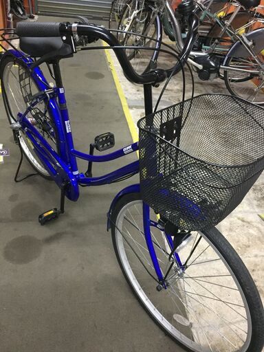 《レンタサイクル店使用　自転車整備士整備済み！》美品！NO172中古車　26インチ　ブルー