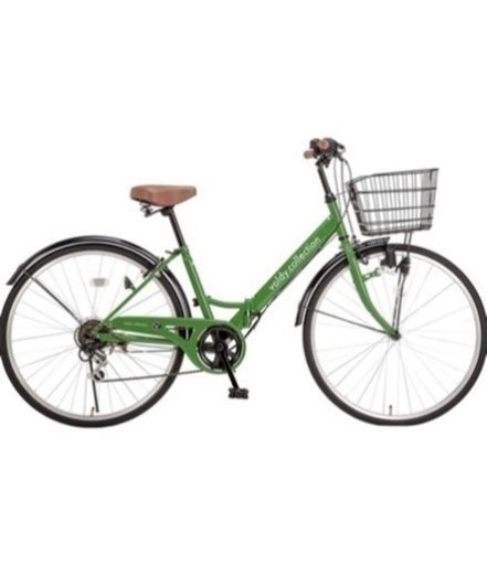 ㊗️✅美品✨新品購入シマノ6段変速付き26インチ自転車①シティーサイクル折りたたみもできます