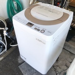 リサイクルサービス八光】2016年製 シャープ ES-GE7A-N [全自動洗濯機(7.0