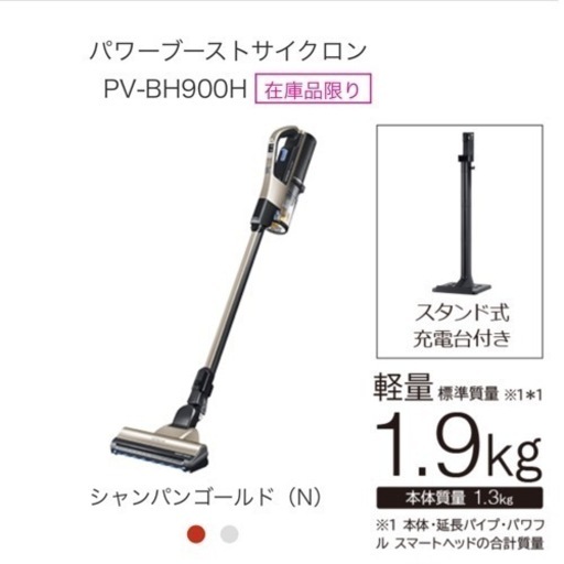 HITACHI PV-BH900H(N) GOLD 電池\u0026フィルター２個セット