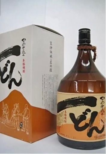 芋焼酎人気　杜氏の里　笠沙　一どん3年物　化粧箱入り　1800ml