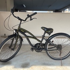 グッドイヤー GOOD YEAR ビーチクルーザー 自転車 ブラ...