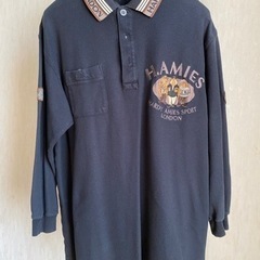 古着　HARDY AMIES 長袖ポロシャツ