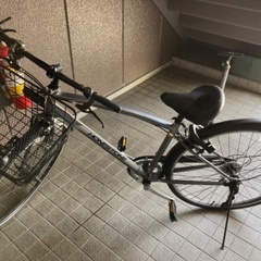 自転車（後輪パンク）