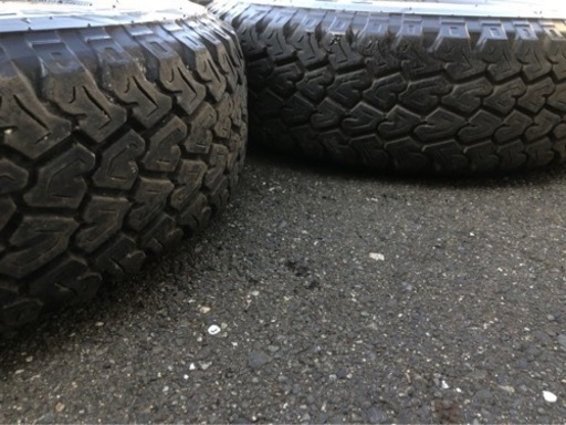 ランドクルーザー プラド78 純正 スチールホイール タイヤセット 15インチ