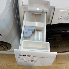 ドラム式洗濯乾燥機　SHARP ES-S7F-WR