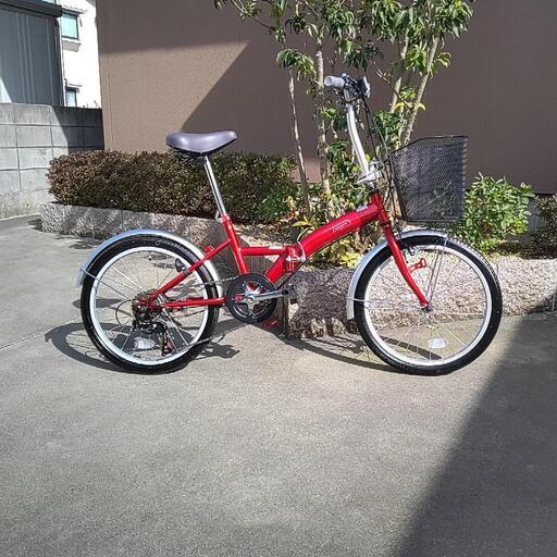 未登録・ピカピカ折りたたみ自転車（配達可能）