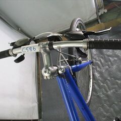C586　★23800円★整備済み スポーツ中古自転車 【ライトウェイ　ブルー　クロスバイク　