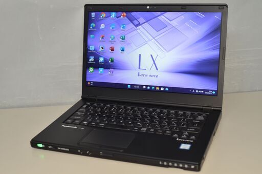日本製中古軽量ノートPC 最新Windows11+office Panasonic CF-LX6QDXQR Core i7-7500U/メモリ8GB/SSD128GB+HDD1TB/14インチ/無線/ブルーレイ
