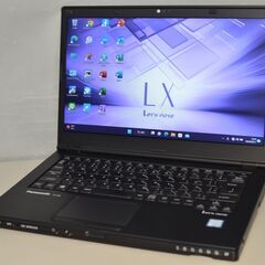日本製中古軽量ノートPC 最新Windows11+office Panasonic CF-LX6QDXQR Core i7-7500U/メモリ8GB/SSD128GB+HDD1TB/14インチ/無線/ブルーレイ 日本製中古軽量ノートPC 最新Windows11+office Panasonic CF-LX6QDXQR