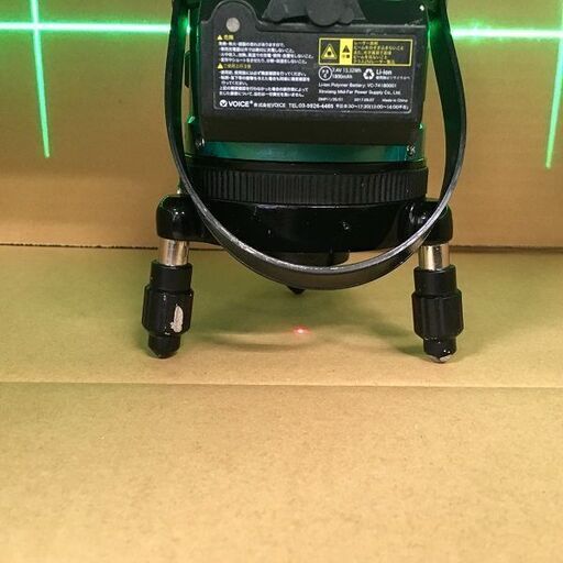 VOICE VLG-8X グリーンレーザー墨出し器【市川行徳店】【店頭取引限定】【ジャンク】管理番号：IT4N4H1FWREV