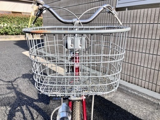石丸自転車 24インチ 赤