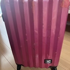 スーツケース　Mサイズ　ピンク　3泊4日