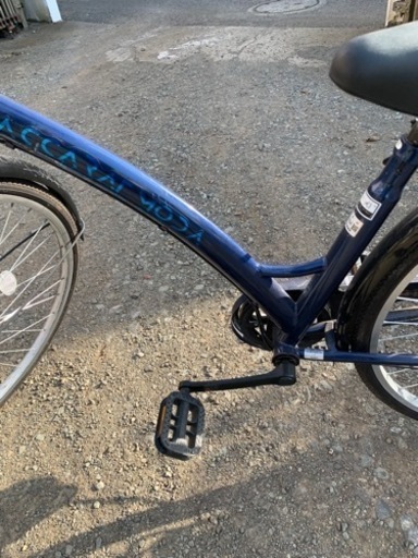 お話し中　神奈川県内お届け自転車27インチブルー系変速6段階ギア お話し中 神奈川県内お届け自転車27インチブルー系変速6段階ギア
