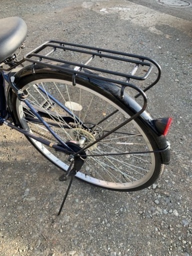 お話し中 神奈川県内お届け自転車27インチブルー系変速6段階ギア