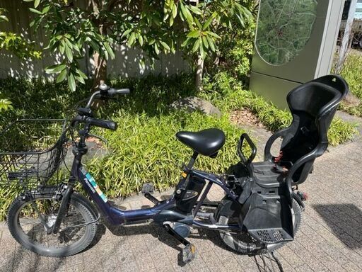 電動アシスト自転車 Panasonic(20型3段変速）後ろチャイルドシート装備
